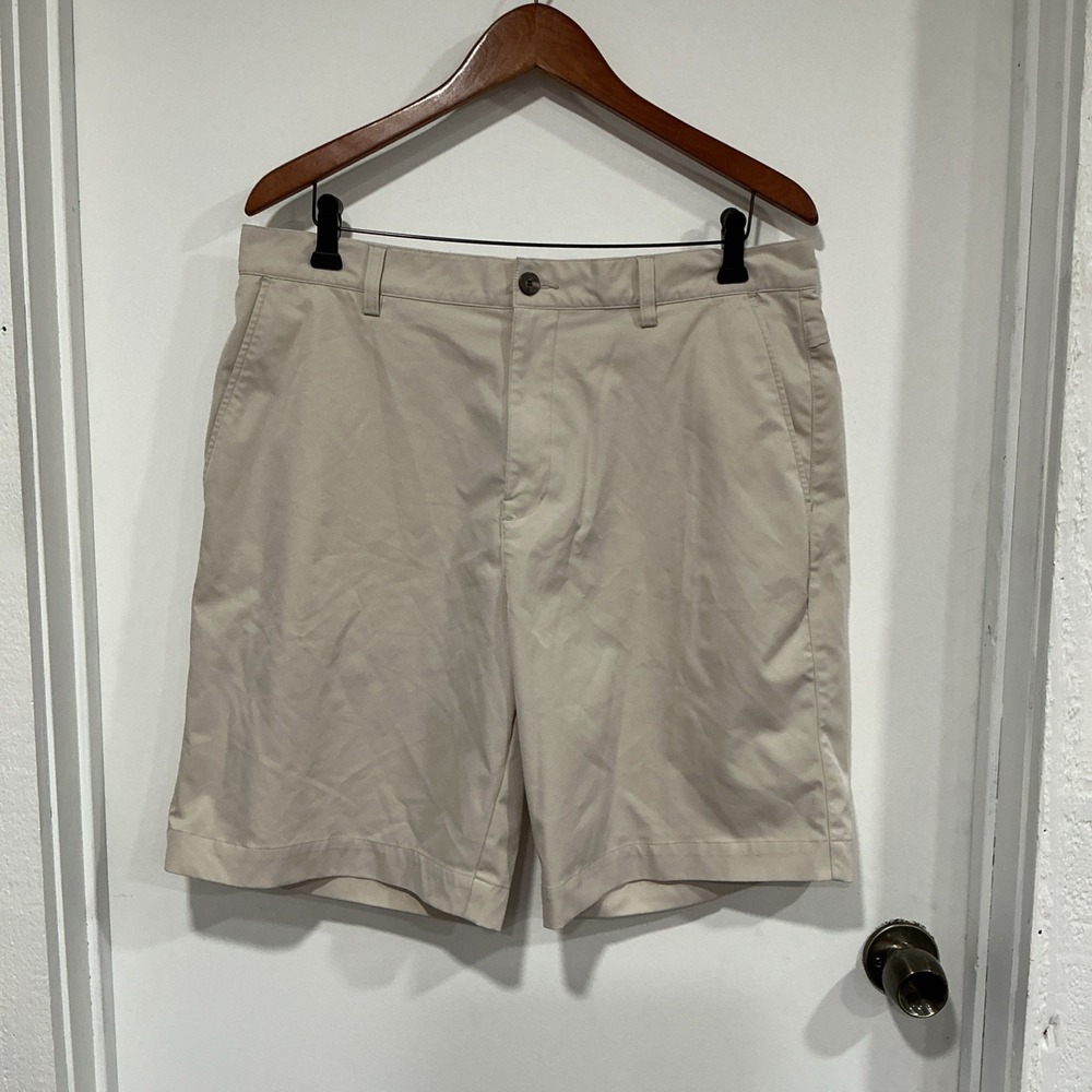 Adidas Climacool Golf Shorts, Stretchy, Men's 36, Khaki, 9" Inseam